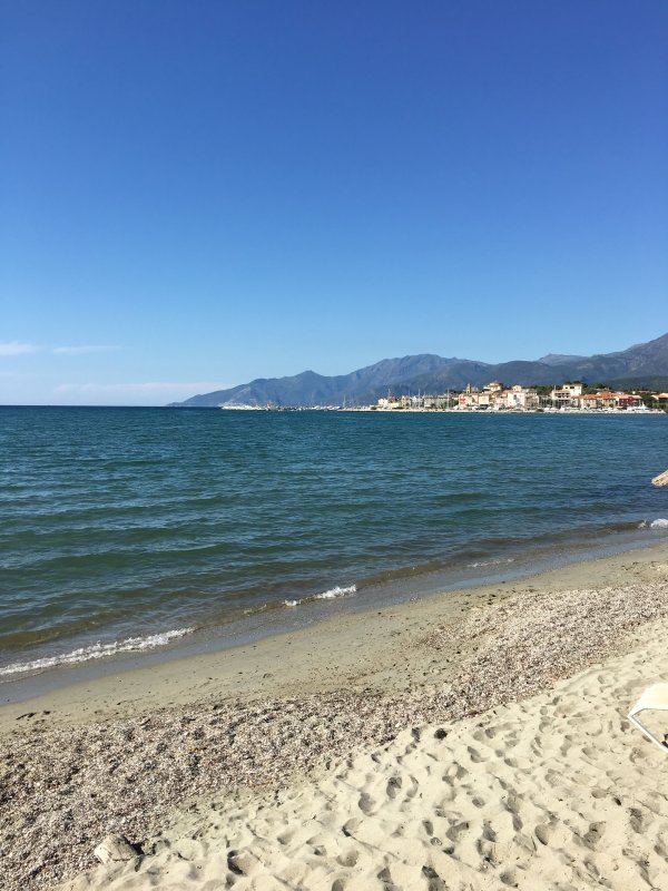 St Florent hotel on beach