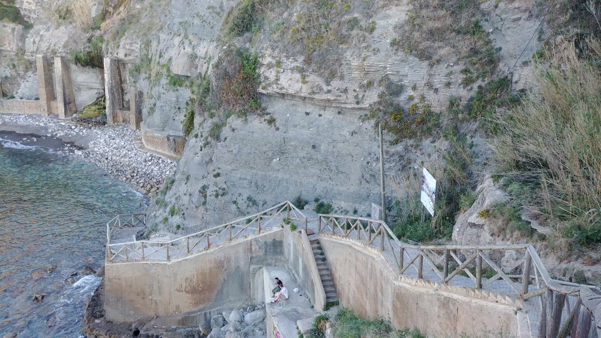 Walkway to the sea