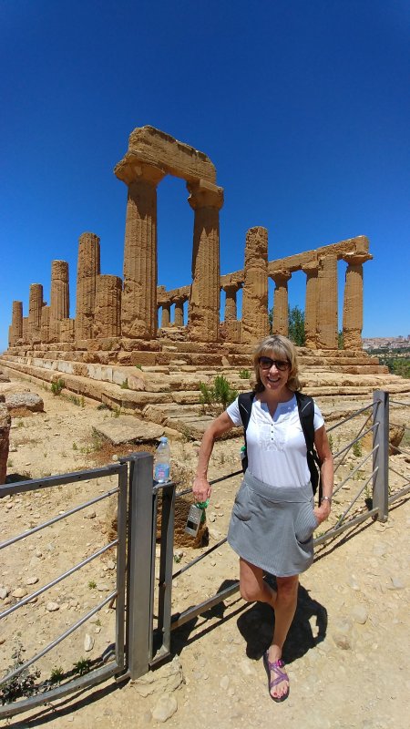 Pam at the Valley of Temples day 6