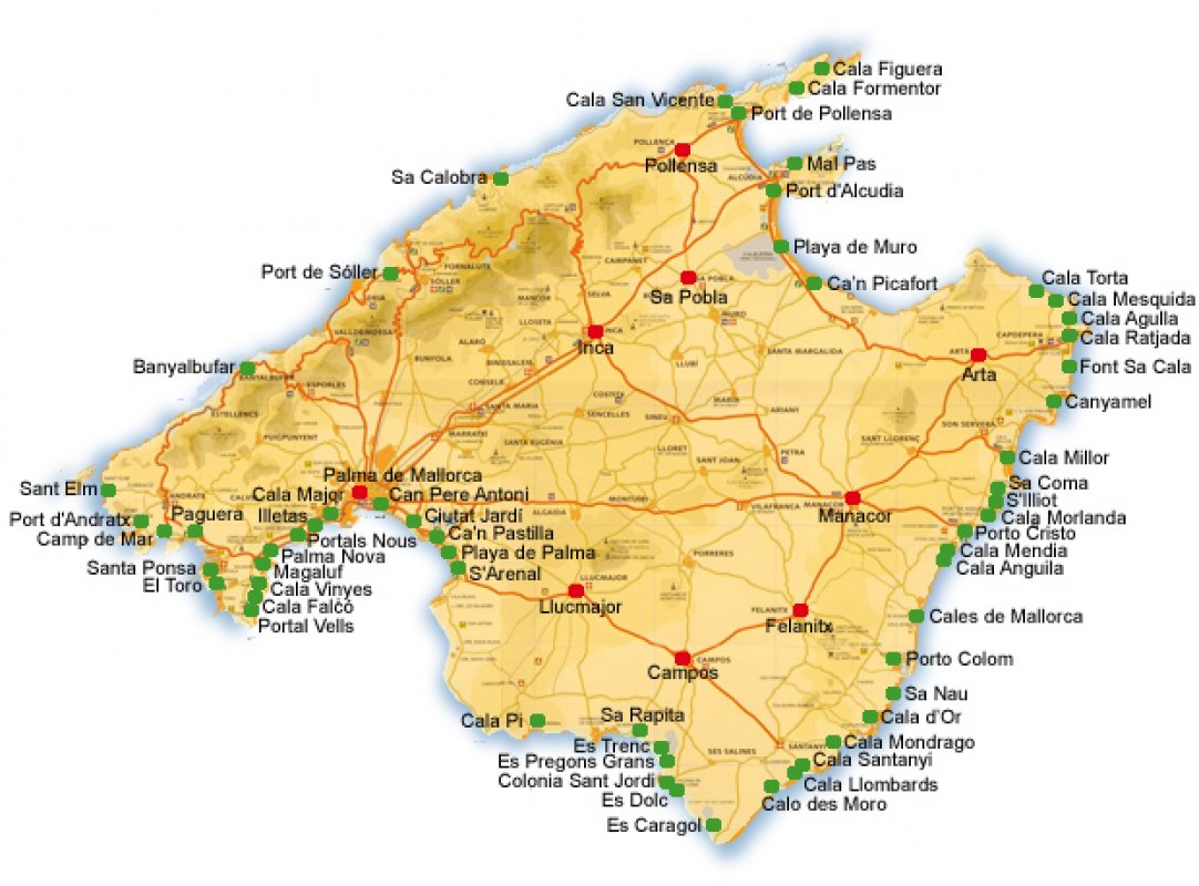 Mallorca Map