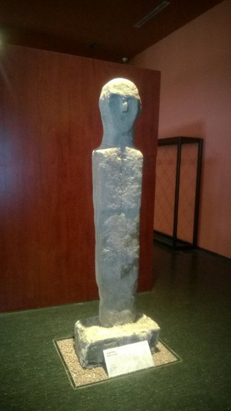 Monolith at Sartene museum 