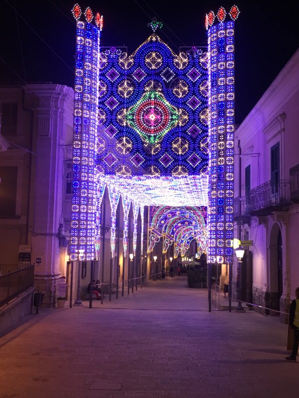 Ragusa Ibla at night