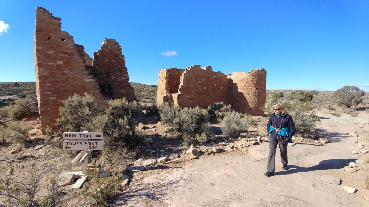 Hovenweep National Monument with Pam