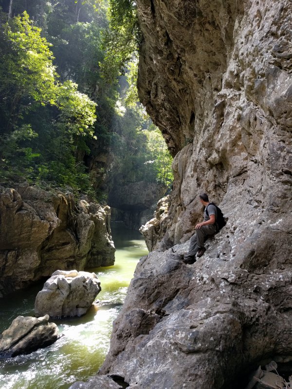 Seacacar - Rio Sauce Canyon view point with Paul