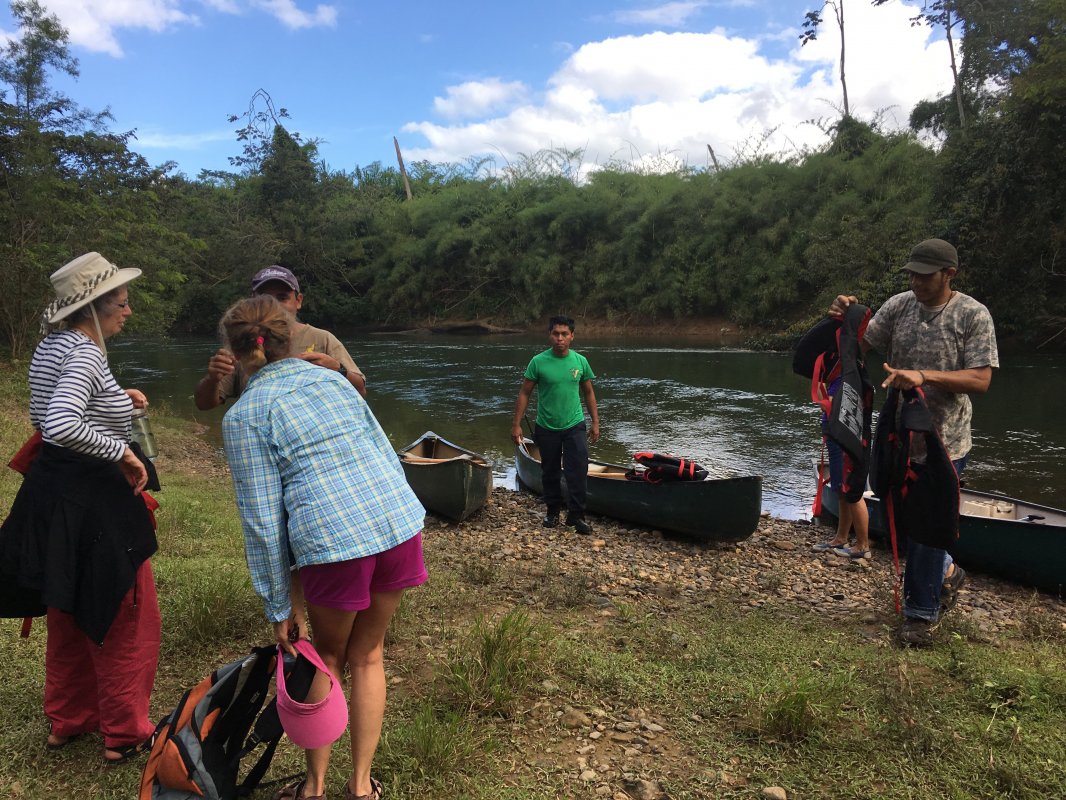 Sibun River canoe trip